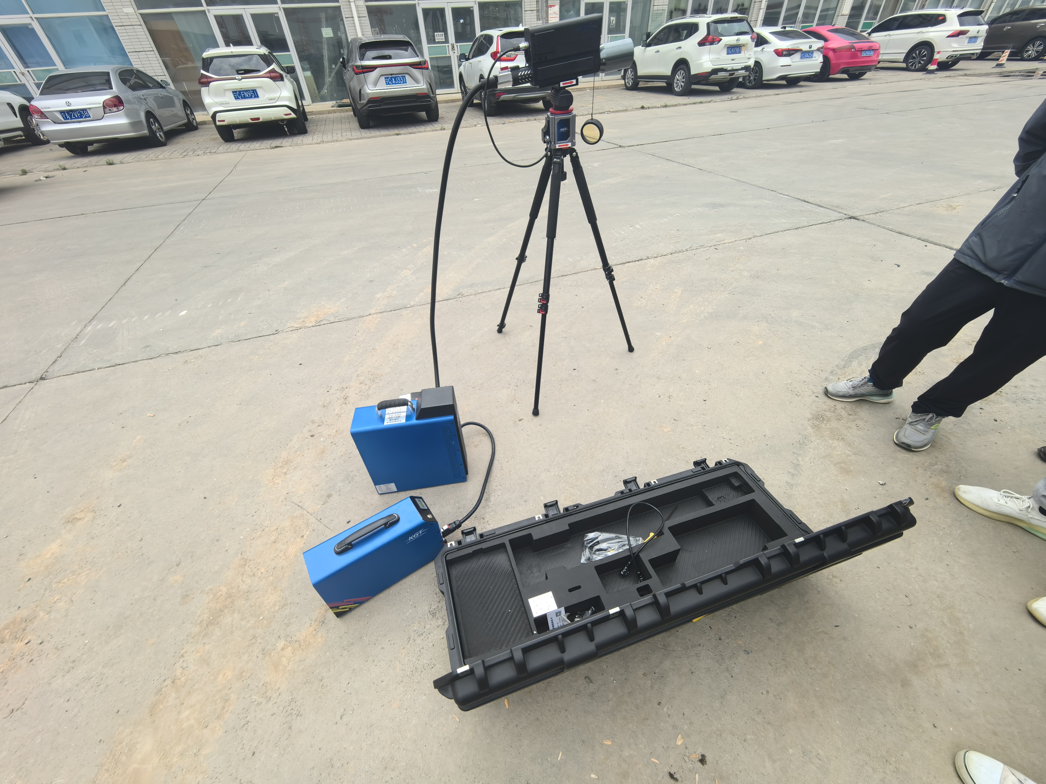 激光清障儀使用現(xiàn)場