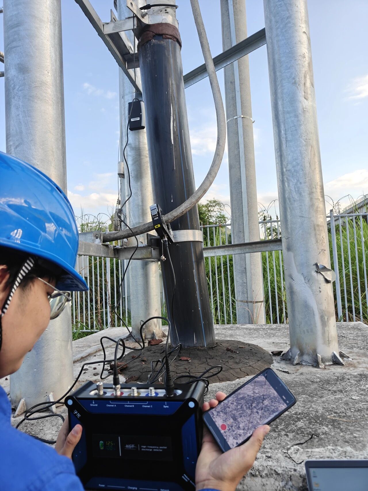 子龍高頻電纜局放測試儀