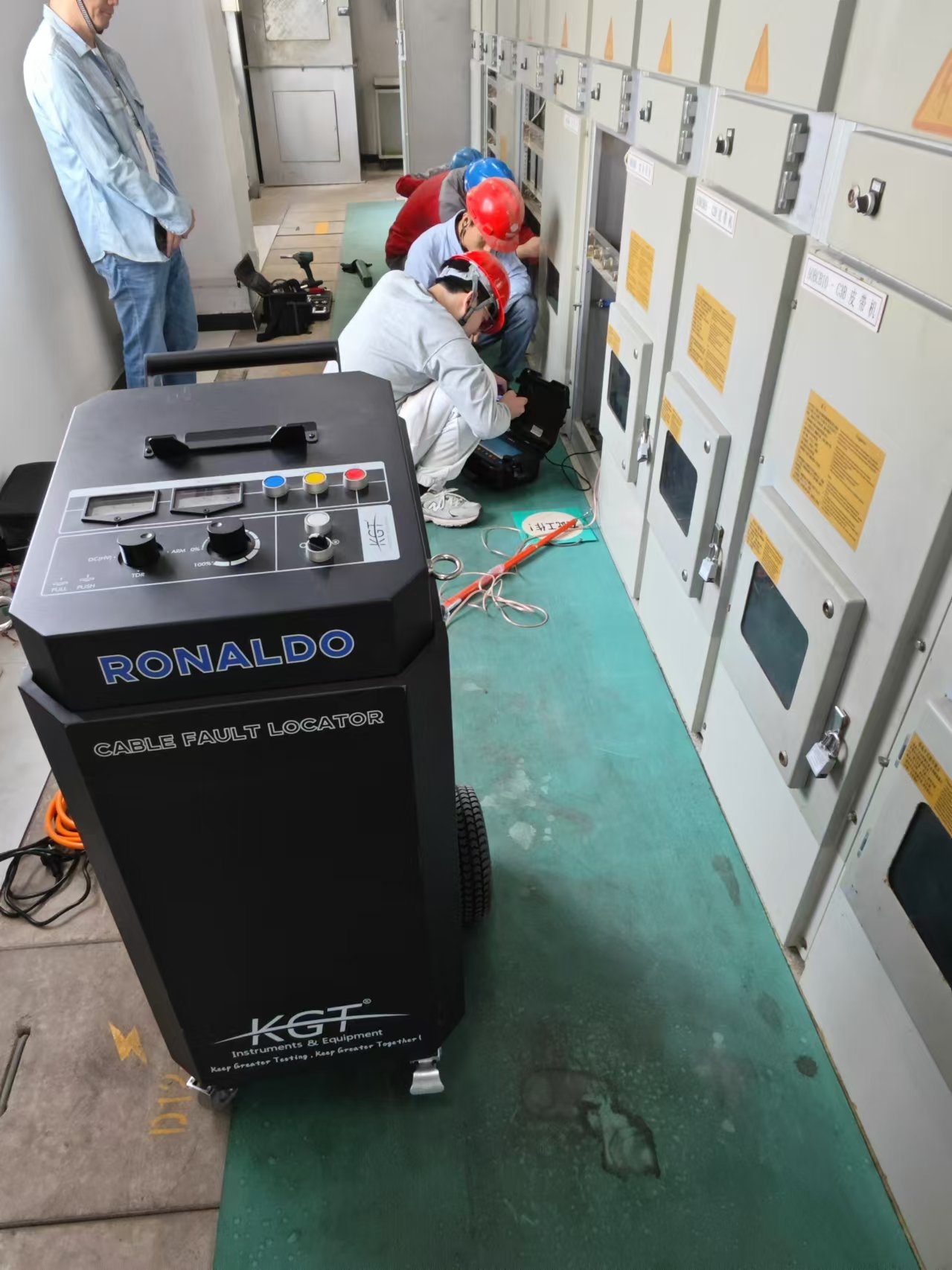 <a href='http://m.doggyphat.com/Ppzq/ersted.html'>電纜故障定位儀</a>檢測(cè)現(xiàn)場(chǎng)