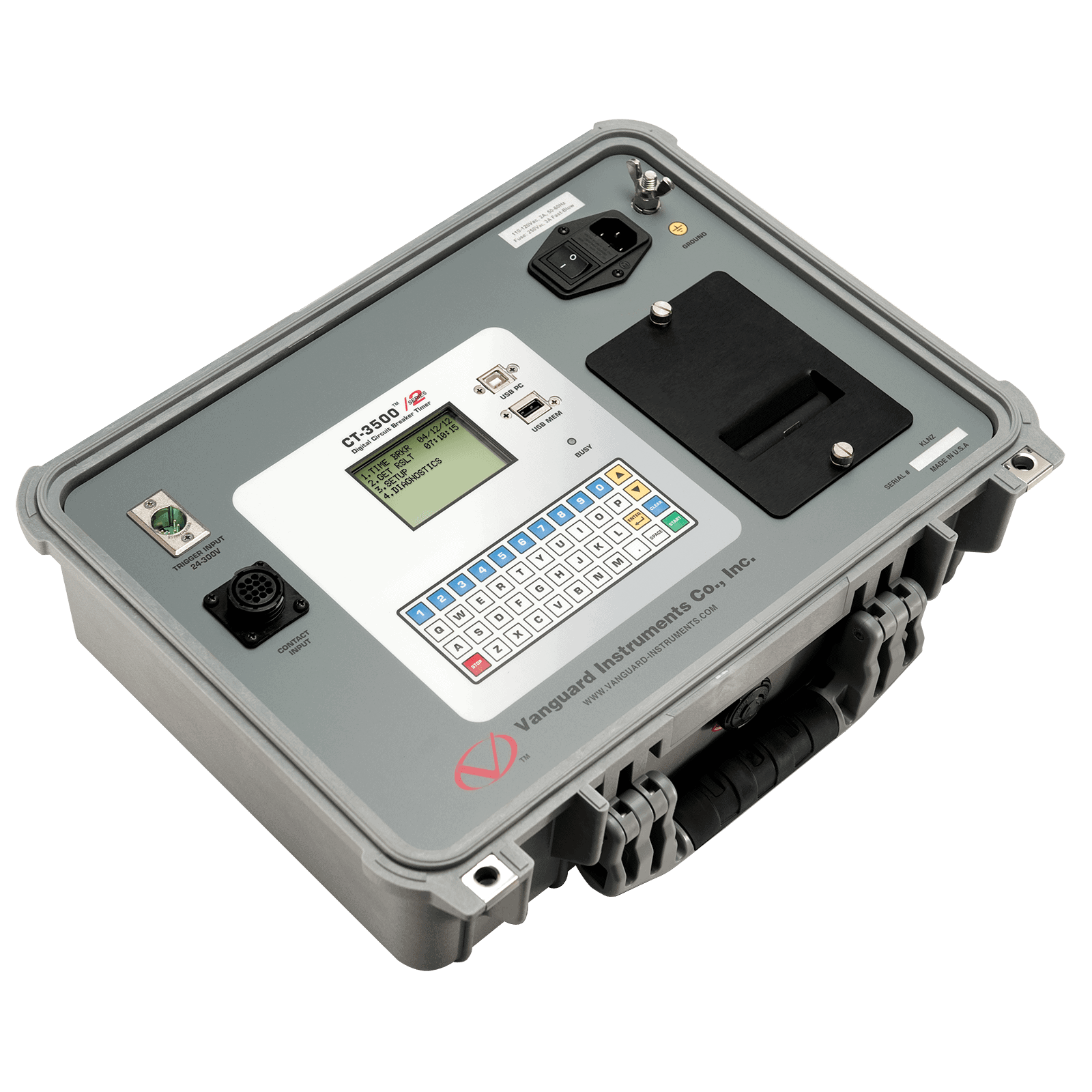 美國vanguard CT-3500 S2 數(shù)字斷路器分析儀